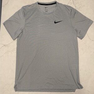 Nike Men’s Dri-Fit Workout T-Shirt - Grey - Men’s Size S